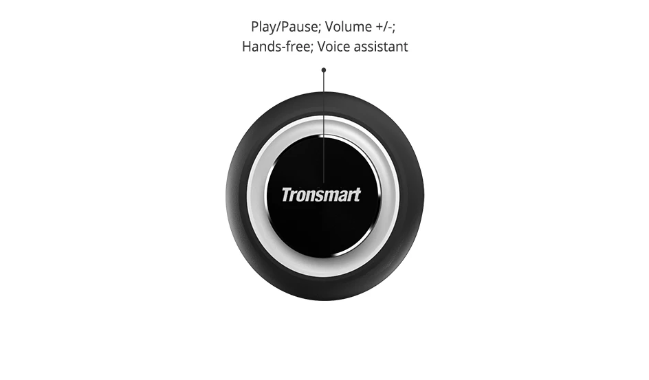 Tronsmart T6 Plus Upgraded Edition Bluetooth 5.0 Speaker 360° Surround Sound NFC Connection IPX6 Waterproof Portable Speaker   (16)