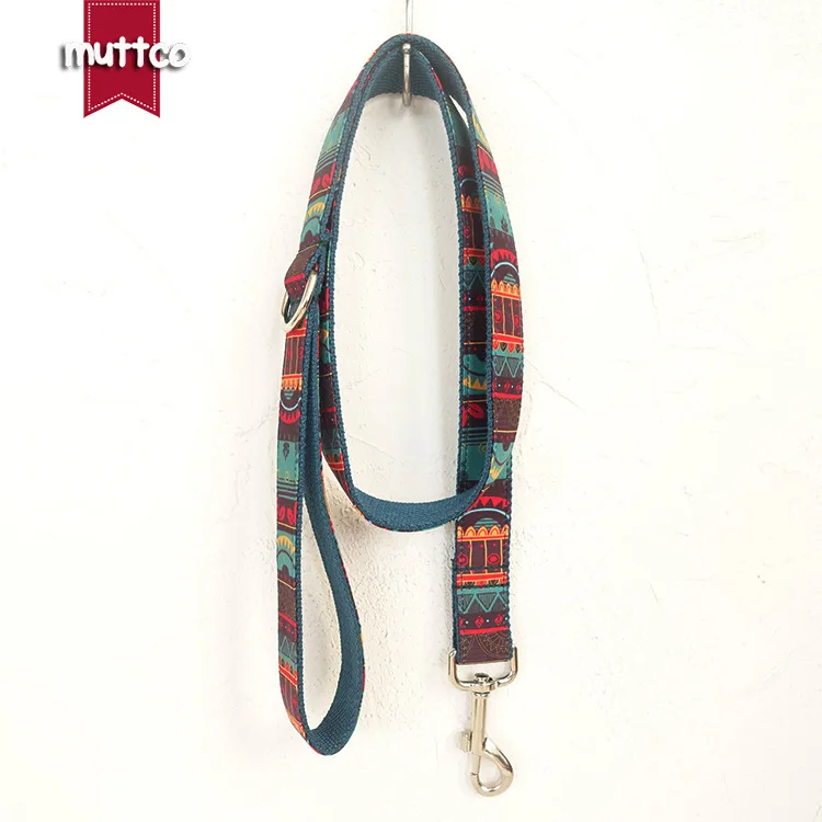 

Style New Arrival Ethnic-Style Dog Collar Personality Pattern Cloth Traction Belt Pet Traction New Style