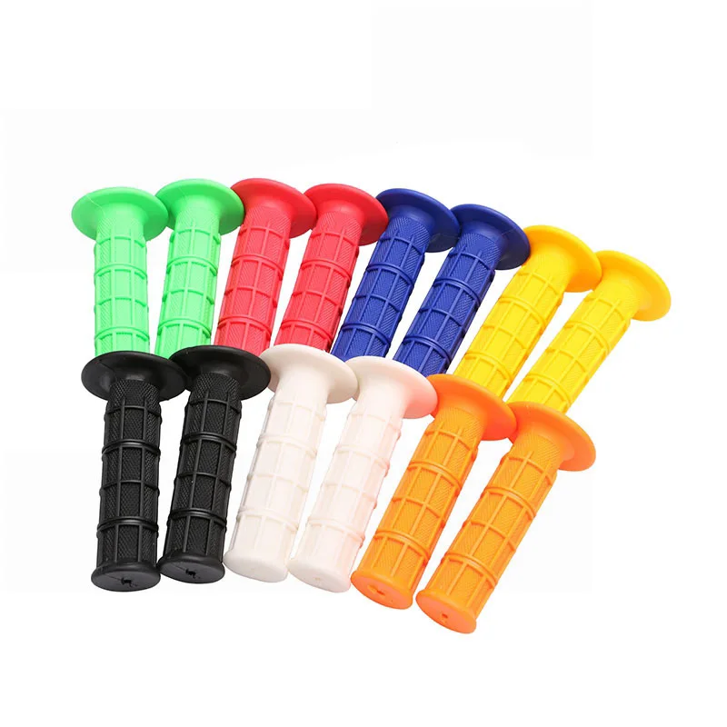 

Scrambling Motorcycle Multi-color Pro Soft Handle jiao shou ba Ferrule Turn Grip Cover Anti-slip Oil Door Set Grip Handle