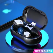 Yiwa X26 Беспроводная бинауральная 5,0 bluetooth-гарнитура в уши, шумоподавление, сенсорное управление, умные водонепроницаемые HiFi наушники