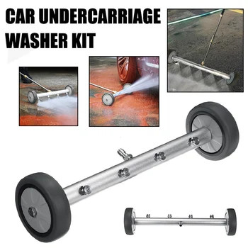 

2In1 16 Inch Pressure Washer Undercarriage Cleaner Water Broom Power Washer Attachments 1500 PSI-4000 PSI Surface Cleaning Wands