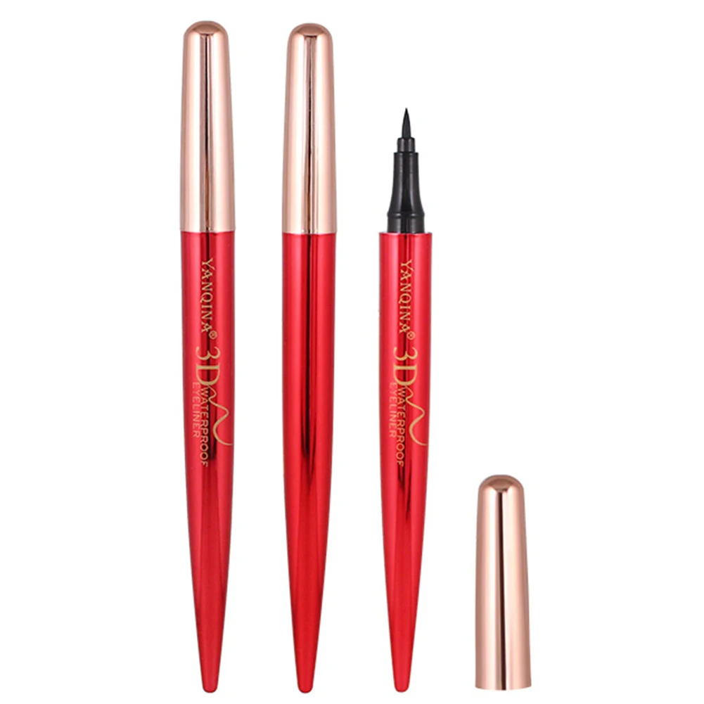 YANQINA 3D Waterproof Liquid Eyeliner Pencil Fast Dry Non Smudge Eye Makeup Non Smudge Waterproof Fast Dry Long Lasting