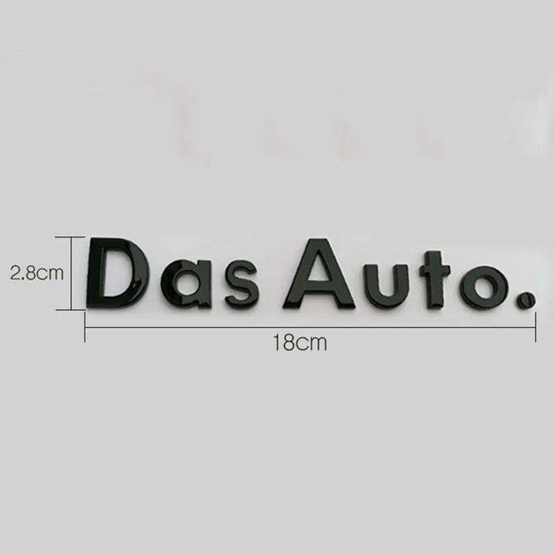 Верхний чехол и нижняя эмблема с литыми буквами для Volkswagen Das Auto. Стайлинг
