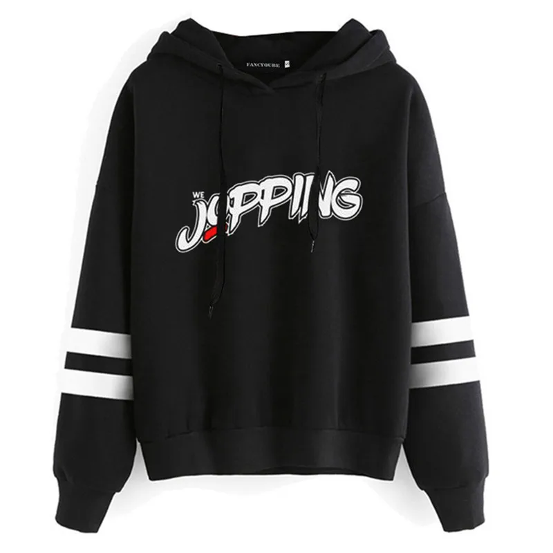W23446BK В стиле «хип-хоп» Jopping SuperM весенне-осенняя Толстовка c капюшоном Топ KAI LUCAS TAEMIN TAEYONG BAEKHYUN десять MARK Одежда Юнисекс - Цвет: W23446BK