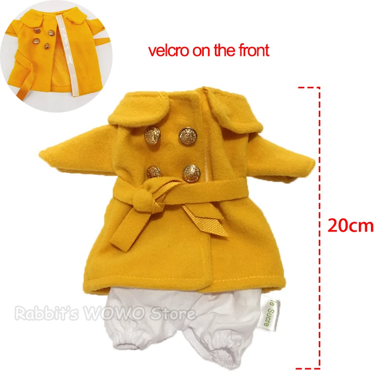 30cm Clothes for Dolls Bunny Cats Bears Plush Toy 1/6 BJD Clothes Dolls Windbreaker Sweater Clothing Girl Toys for Kids Gifts 7