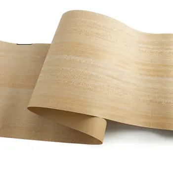 

L:2.5Meters Width:600mm Thickness:0.25mm Straight Grain Natural Veneer Furniture