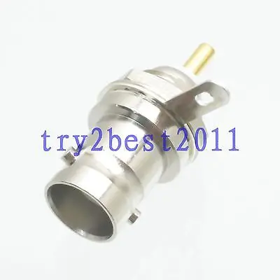 DHL/EMS 250 шт. разъем BNC jack pin проходной сварной колоды крепление РЧ коаксиальный Прямой-C1