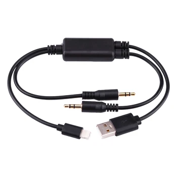 

Car USB 3.5MM AUX Adapter Interface Cable For BMW MINI Cooper Core For IPod Fast Data Transfer