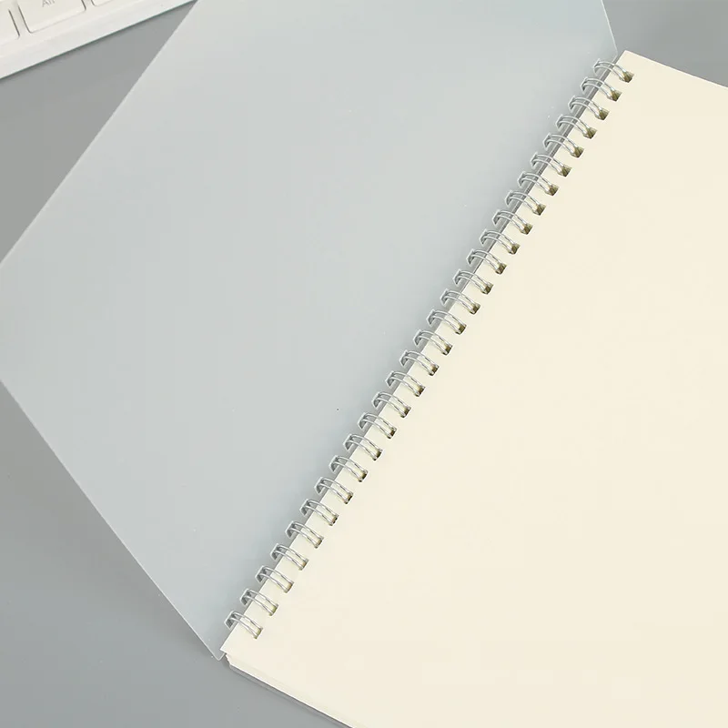 Прозрачный Arenaceous Pp Coil notebook A5/B5 рабочий блокнот карманный блокнот бандаж тканевая Катушка ноутбук настраиваемый оптом