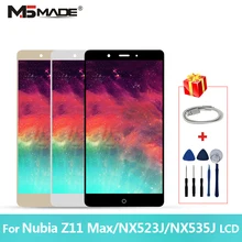 6," для zte Nubia Z11 Max lcd NX535J NX523J Дисплей lcd сенсорный экран дигитайзер сборка части для Nubia Z11 Max