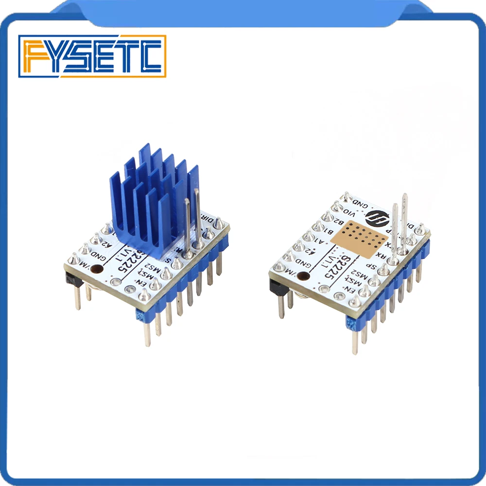 2 шт. TMC S2225 V1.1 шаговый двигатель TMC2225 шаговые палочки бесшумный драйвер 256