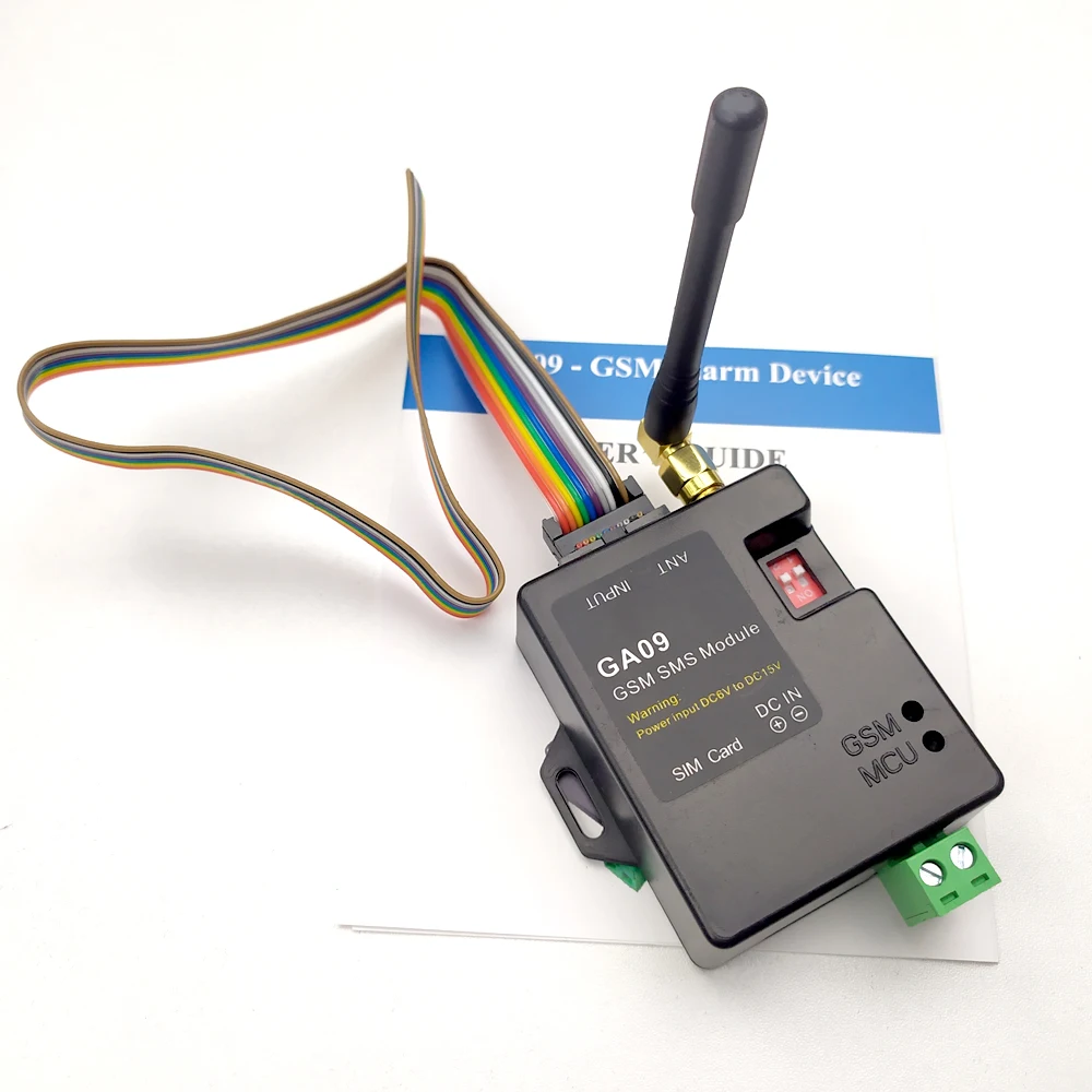 

DC5V Mini Multifunctional Intelligent GSM SMS Alarm System Eight GA09 Alarm Box Input Power Input Home Module