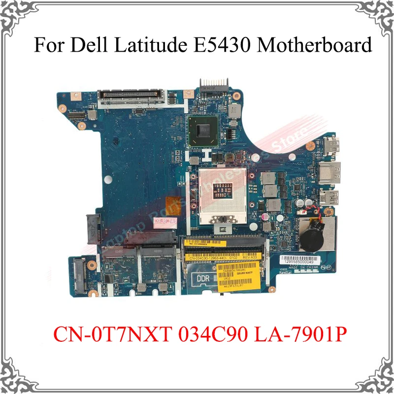 Original Laptop Main Board For Dell Latitude E5430 Motherboard Cn 0t7nxt 034c90 T7nxt La 7901p Logic Board Replacement Notebook Laptop Lcd Screen Aliexpress