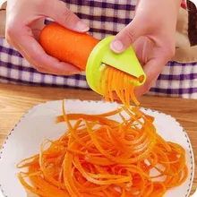 Кухонный инструмент, многофункциональная спиральная измельчитель овощей, фруктов, измельчитель, ручная вращающаяся терка для картофеля, м...