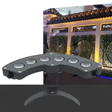 2 шт. 6 Вт Светодиодный светильник из гофрированного материала для украшения сада павильон древнее здание пейзаж вилла кривая черепица Открытый водонепроницаемый