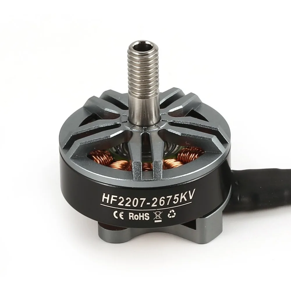 HGLRC пламя 2207 2675KV 3-4S бесщеточный двигатель для RC FPV гоночный Дрон самолет вертолет Мультикоптер пропеллер