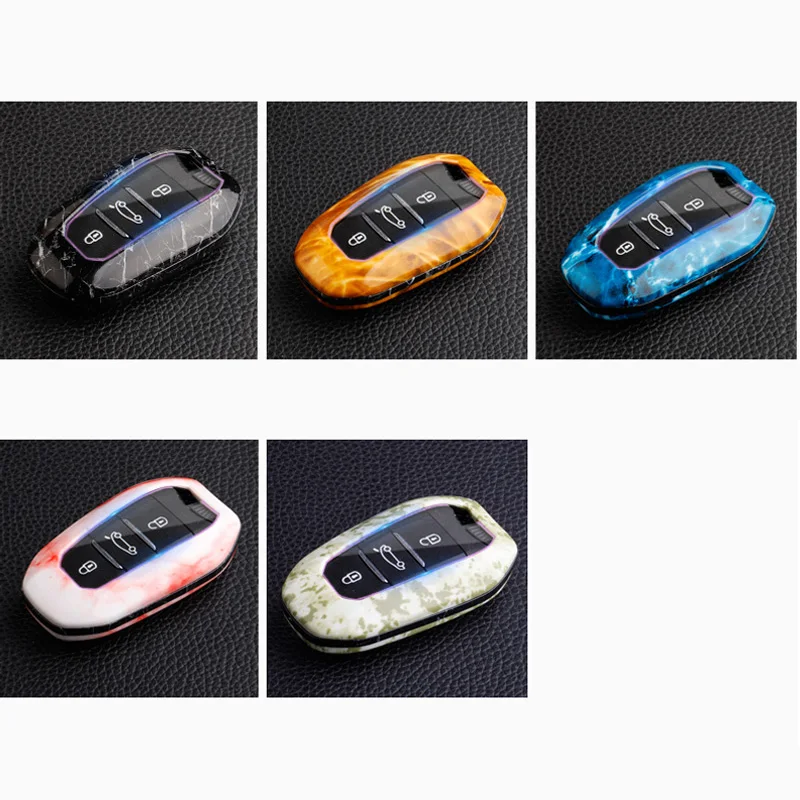 Чехол для автомобильных ключей ABS чехол Peugeot 3008 5008 408 2008 308 508 Citroen C4 C5 C6 C4L CACTUS DS4 DS5L DS6