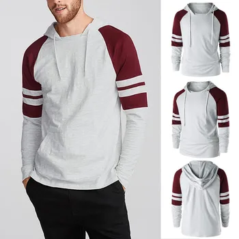 

Hoodies Sweatshirt stranger things Streetwear Winter Patchwork Raglan Long Sleeve Sweatshirt Pullover Tops Free Ship Z4