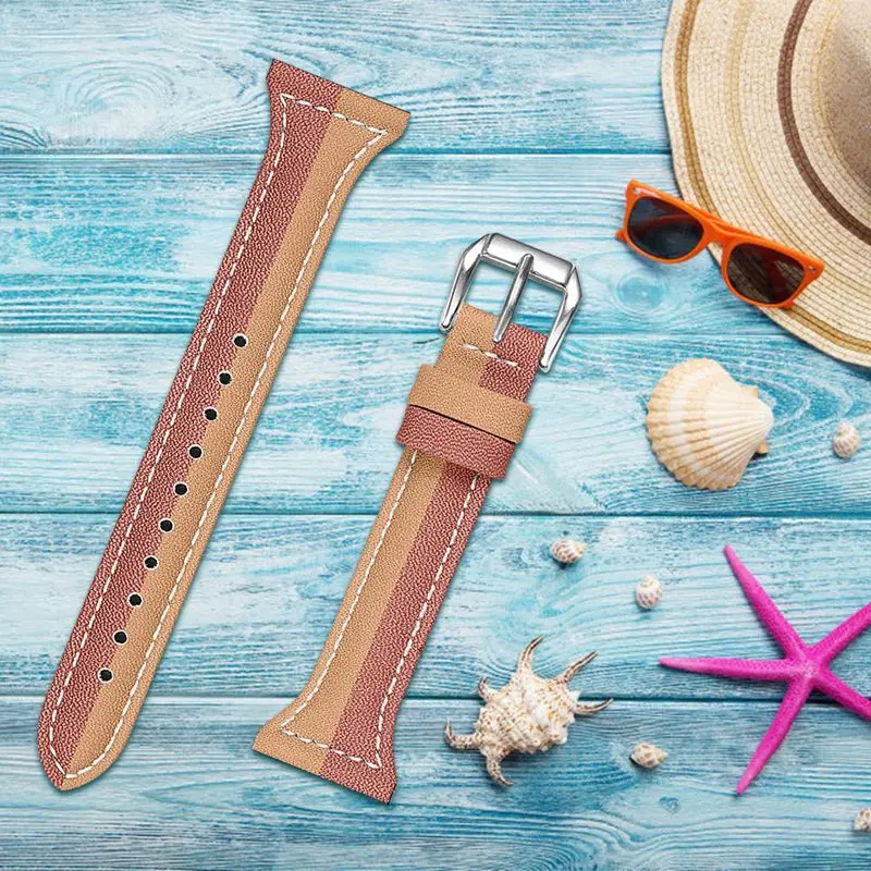 OULUCCI ремешок из натуральной кожи для Fitbit versa, ремешок на запястье браслет fit bit Lite Verse 2 Band аксессуары