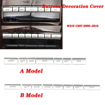 

Car Console Air Conditioning Buttons Decoration Cover Trim for Benz E Class W212 C207 2009-2015 Interior Accessories
