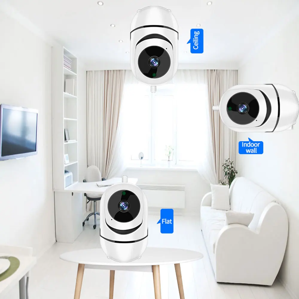  Wifi Macchina Fotografica Del Ip Ptz a Raggi Infrarossi di Visione Notturna di Ir Monitor Senza Fil