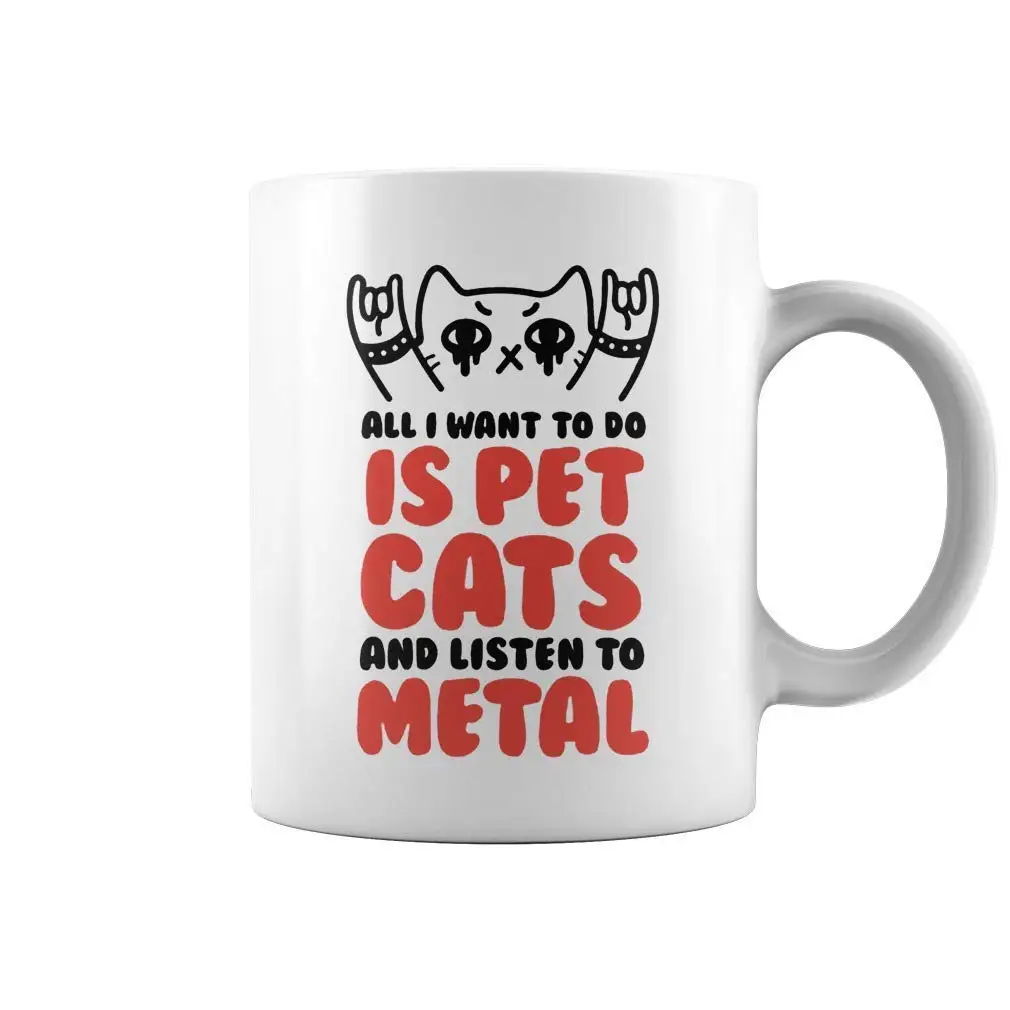 Все что я хочу сделать это коты Домашние животные и слушать металлическую белую
