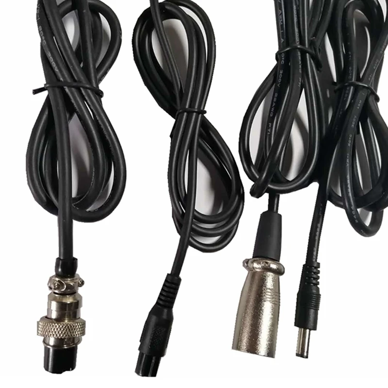 5 шт. GX16 / DC RCA PIN/XLR гнездовой разъем с 3 отверстиями штекер для зарядного устройства