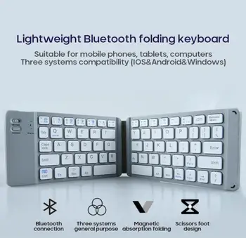 

Foldable Wireless Bluetooth Keyboard Mini Keyboard For Mobile Phone Tablets Pad Computer Bluetooth Wireless Keyboard