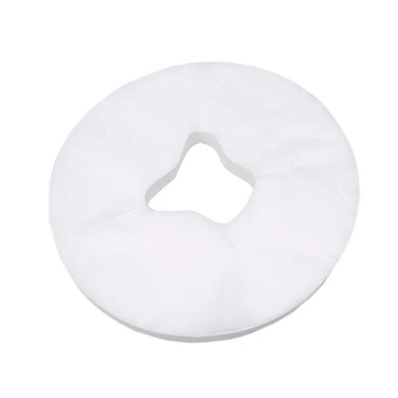 

100pcs Disposable Non-woven Fabric Headrest/Pillow Face Covers Absorbent Medical Grade Silicone Beauty Bed Face Covers