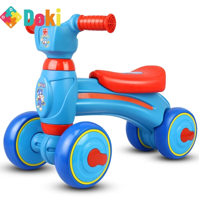 Child Safety Scooter Balanced Car Walkers 1-3 Years Old Baby Birthday Gift Twisting Car Doki Toy 2022 New Portable Folding 3