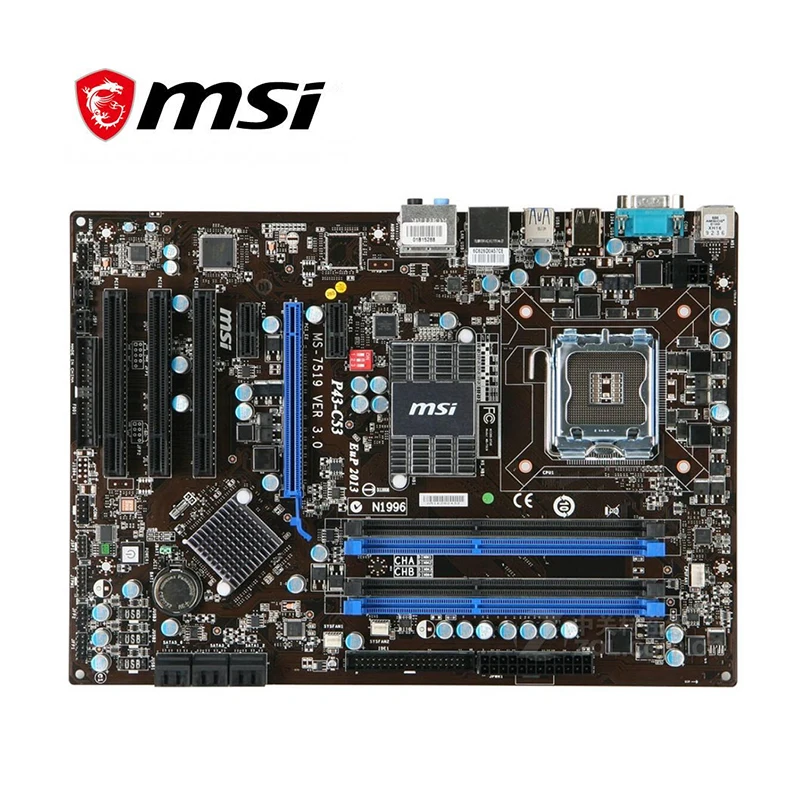 Для материнской платы MSI P43-C53 LGA 775 DDR3 16 гб для Intel P43 настольная материнская плата