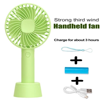 

USB Rechargeable Portable Mini Portable Pocket Fan With 3 Fan Speed Cool Air Hand Held Travel Cooler Cooling Mini Fans Office Ou