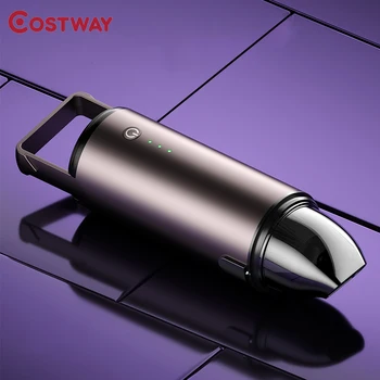 

Costway Portable Handheld Wireless USB Charging Vacuum Cleaner Alloy Fuselage High-power Household Small Handheld Vacuum Cleaner