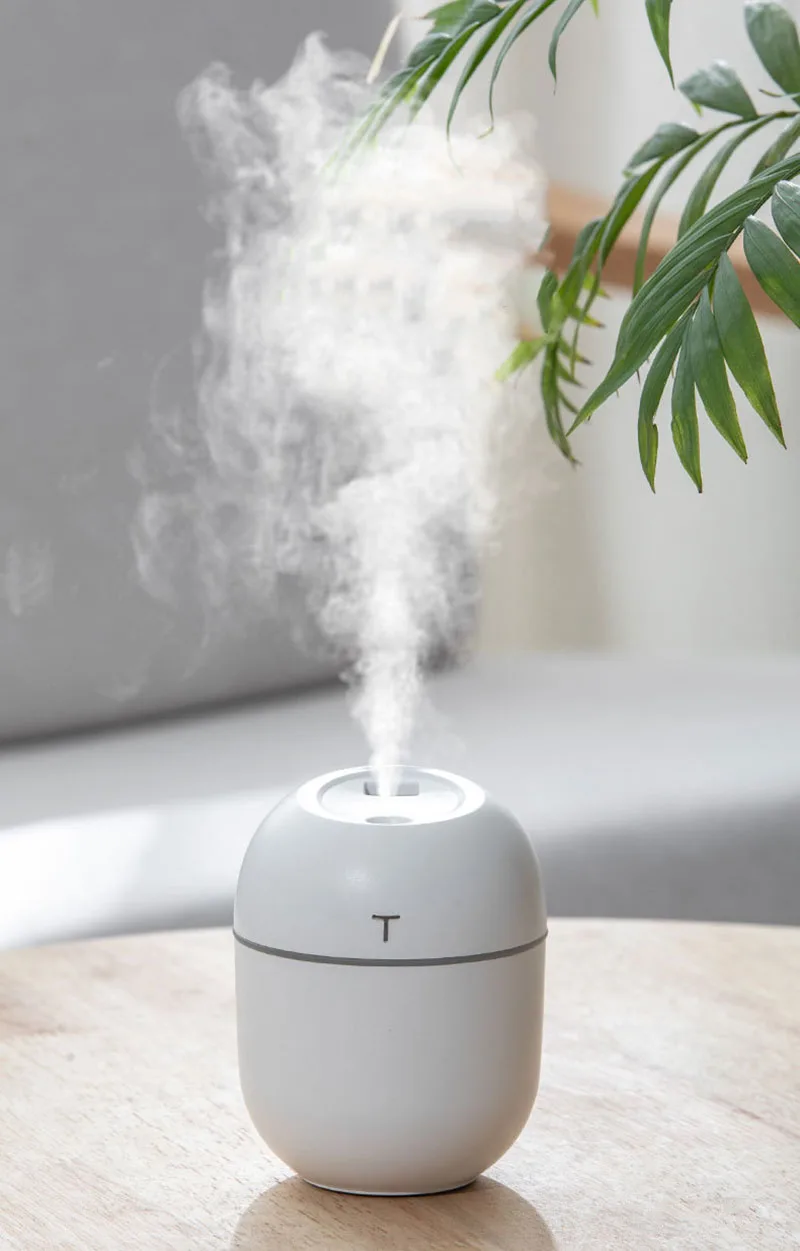 Мини увлажнитель USB воздушный диффузор Портативный тумана, Fogger 220 мл ароматерапевтические Воздухоочистители освежитель распылитель для домашнего офиса