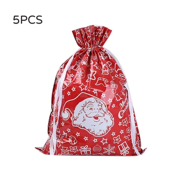 

Drawstring Gift Bag Christmas Gift Bag Drawstring Pocket Christmas Gift Bag New Candy Storage Bag Decor Supplies