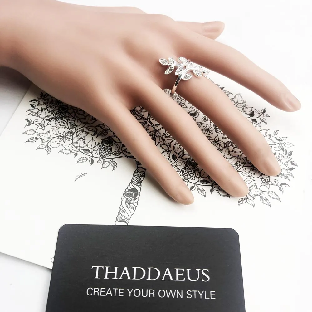 Кольцо Tendrils маленькое дерево, Томас Стиль Glam мода хорошее украшение для женщин, Ts подарок в 925 пробы серебро, Супер предложения