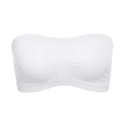 plain white tube top