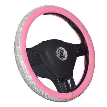 

Full Drill Steering Wheel Cover Car Studded With Drill Direction, Set Of Four Seasons Universal Full Drill Handle