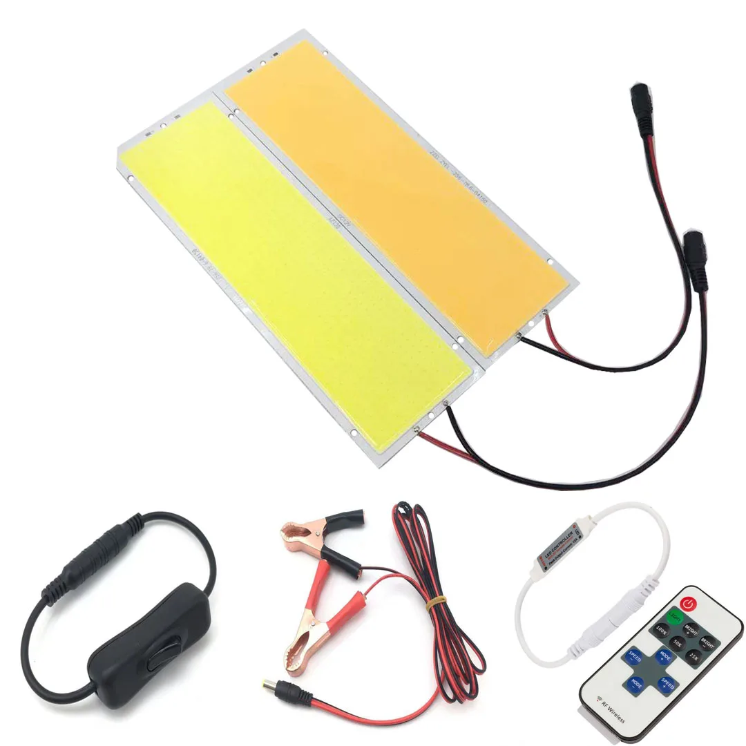 400w ptc heating plate chip bga soldering ball split aluminum led remover welding station demolition board tool DIY DC12V 200W  Warm/White Lamp LED COB Chip On Board  Light Source 256×78.6mm ZF-256-78.6-04150