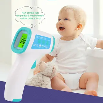 

Non-contact LCD Display Digital IR Laser Infrared Thermometer Industry Temperature Gun with Data Holding Backlight Function