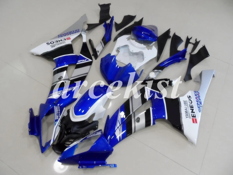 4 бесплатные подарки литьевая Форма ABS обтекатели комплект подходит для YAMAHA YZF-R6 2008- 08 09 10 11 12 13 14 15 16 комплект кузова синий