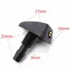 2Pcs Universal Car Windscreen Washer Jet Nozzles Water Fan Spout Cover Front Windshield Washer Outlet Wiper Nozzle Adjustment ► Photo 3/6
