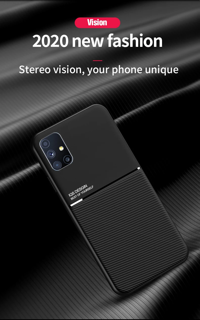 Per Samsung S21 Ultra S20 FE Nota 20 10 Plus Custodia Cover in pelle opaca Samsung A52 A72 A71 A51 A50 A70 A21S A12 A32 Magne_voghion.com