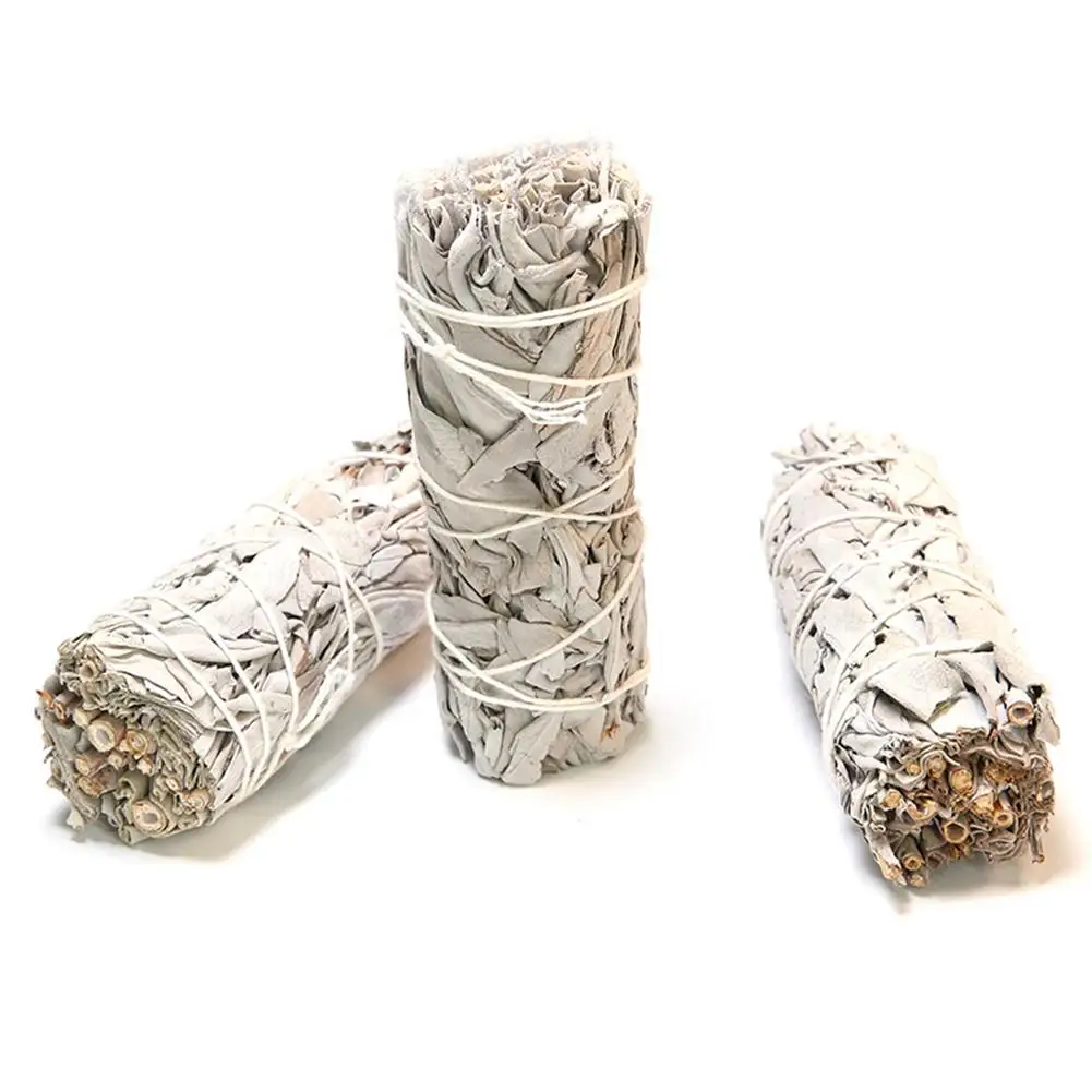 White Sage Bundles Sage Smudge Sticks For Home Cleansing Healing Meditation Smudging Rituals Pure Leaf Smoked Bundle