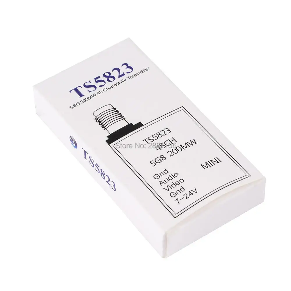 10 шт. TS5823 5,8G 200MW 48 канальный мини легкий AV Аудио Видео беспроводной передатчик Модуль
