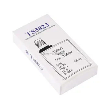 

1pcs TS5823 5.8G 200MW 48 Channel Mini Lightweight AV Audio Video Wireless Transmitter Module