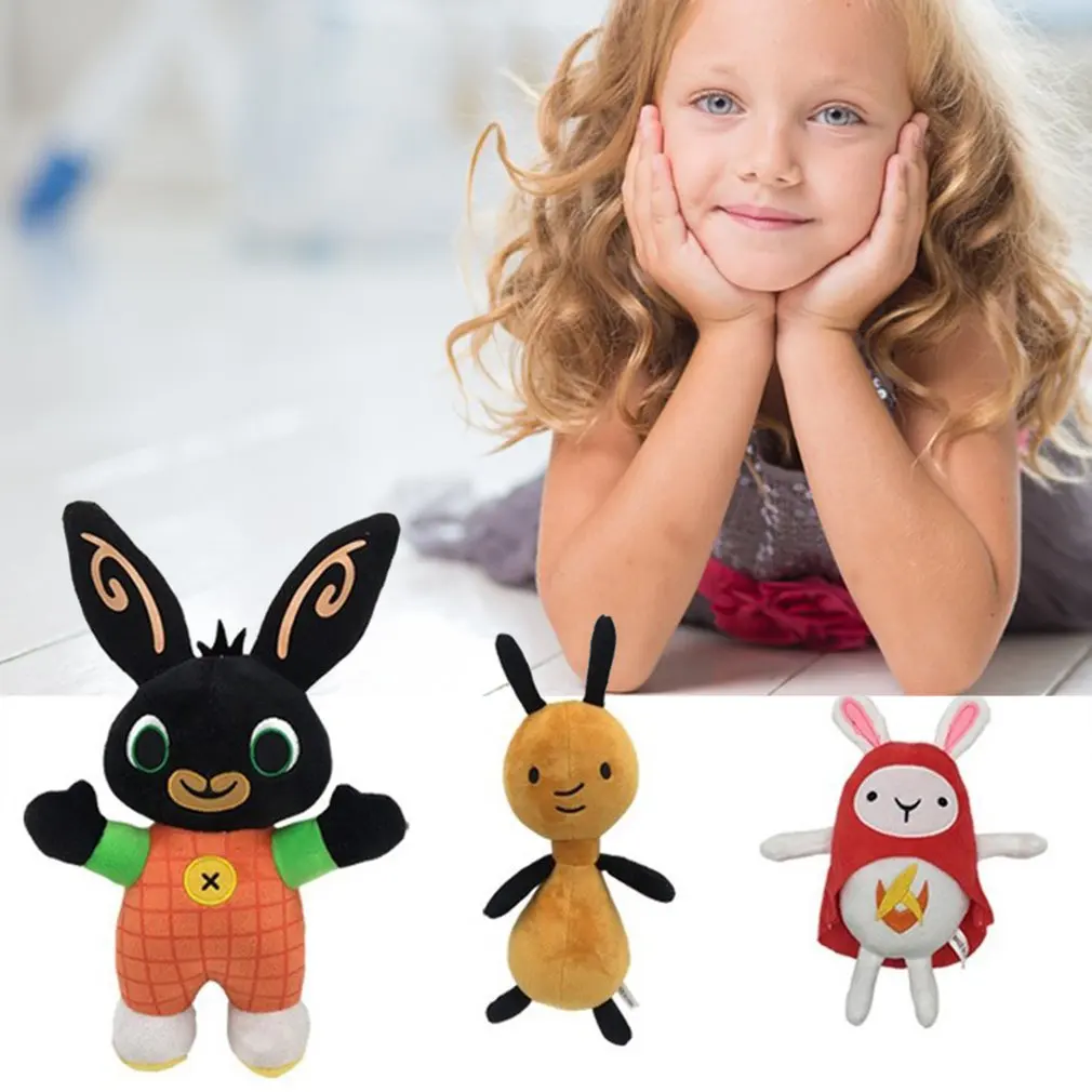 Bing Bunny BingBing Куклы Детские куклы короткие флисовые кролики мини-кролики разноцветные куклы с присосками
