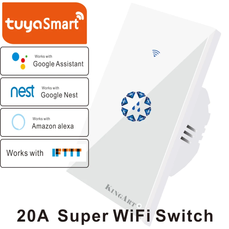 Умный Wifi водонагреватель котел Alexa переключатели Google Home The Voice US/EU/UK Plug Сенсорная панель открытый таймер 4G Управление приложением