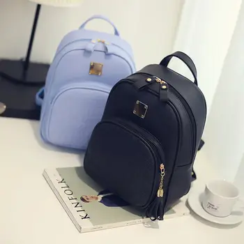 

Fashion Women Leather Travel Organizer Shoulder Bag Hangable Satchel Shoulder Backpack School Rucksack Bags Pouch Case Container