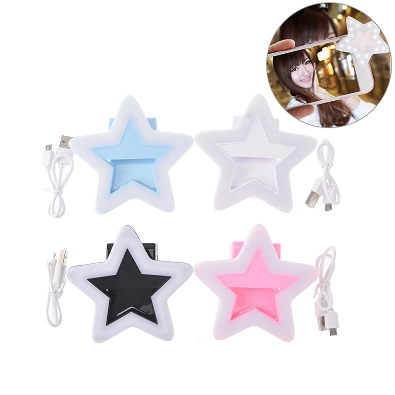 1pc Rechargeable Selfie Ring Light Portable Flash Led Camera Phone Photography Enhancing Photography For Smartphone PC